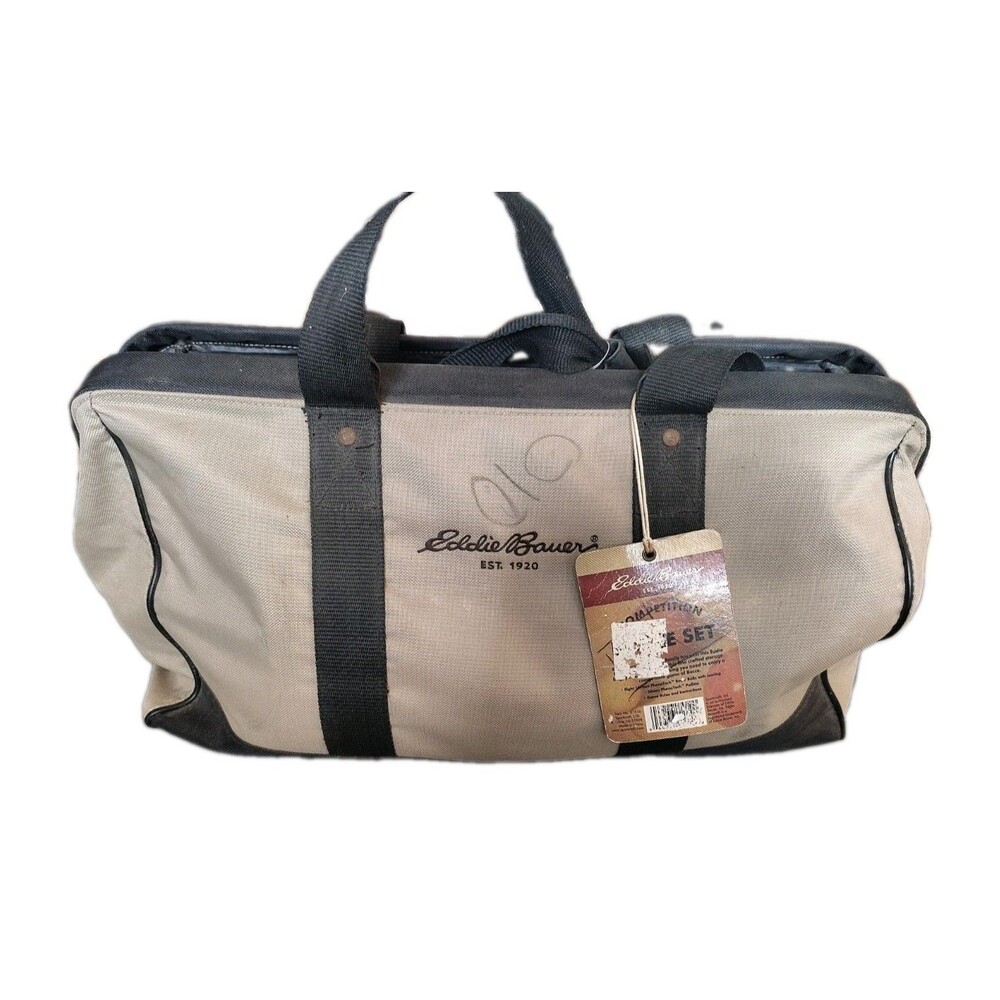 Vintage Eddie Bauer Competition Bocce Ball Set w/ Carrying Bag